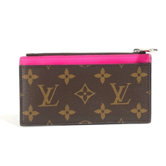 LOUIS VUITTON M82912 Monogram Coin card holder Compact Wallet Card Case purse - Picture 1 of 16